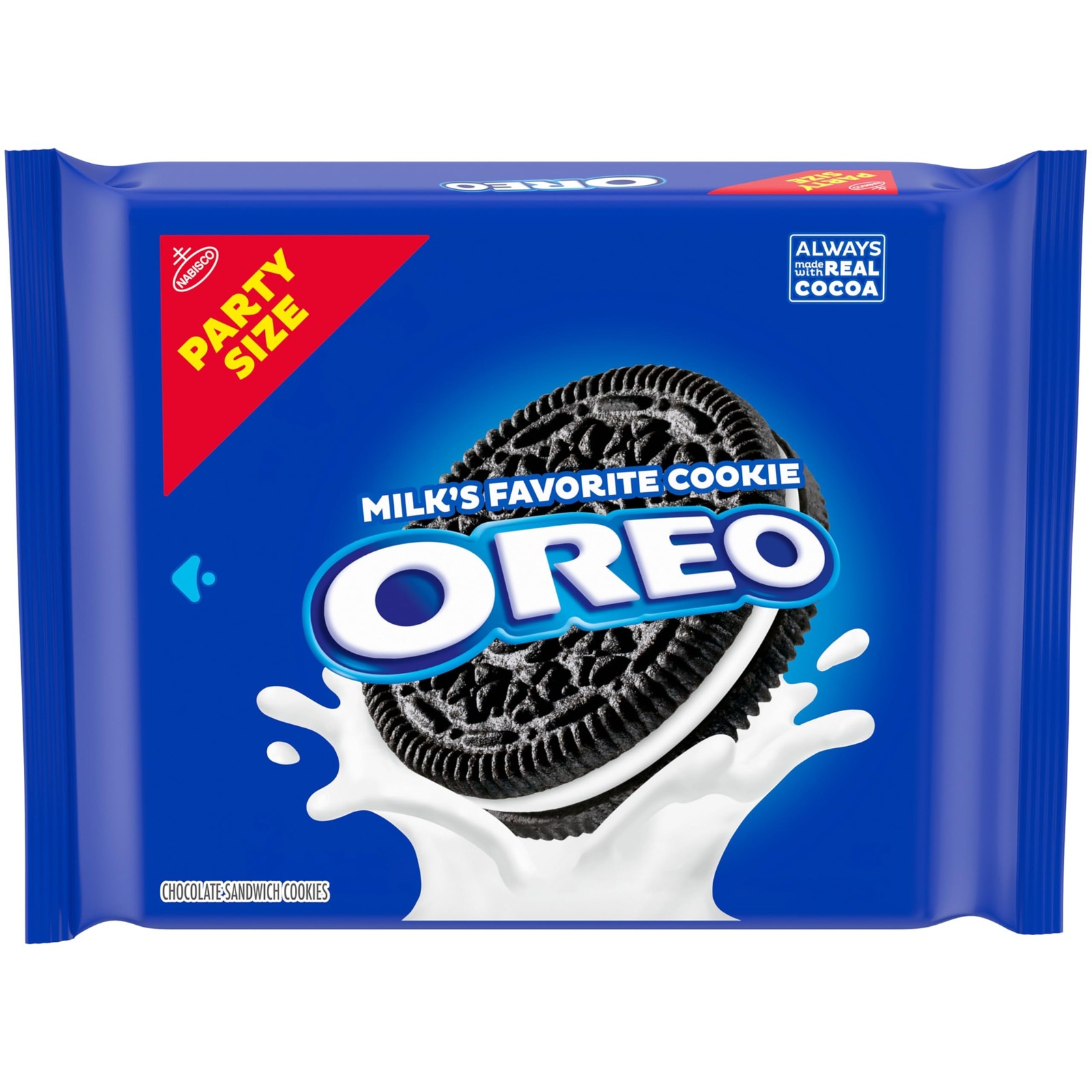 Chocolate Sandwich Cookies Party Size 24.16 oz Snack Dessert Treat Bulk