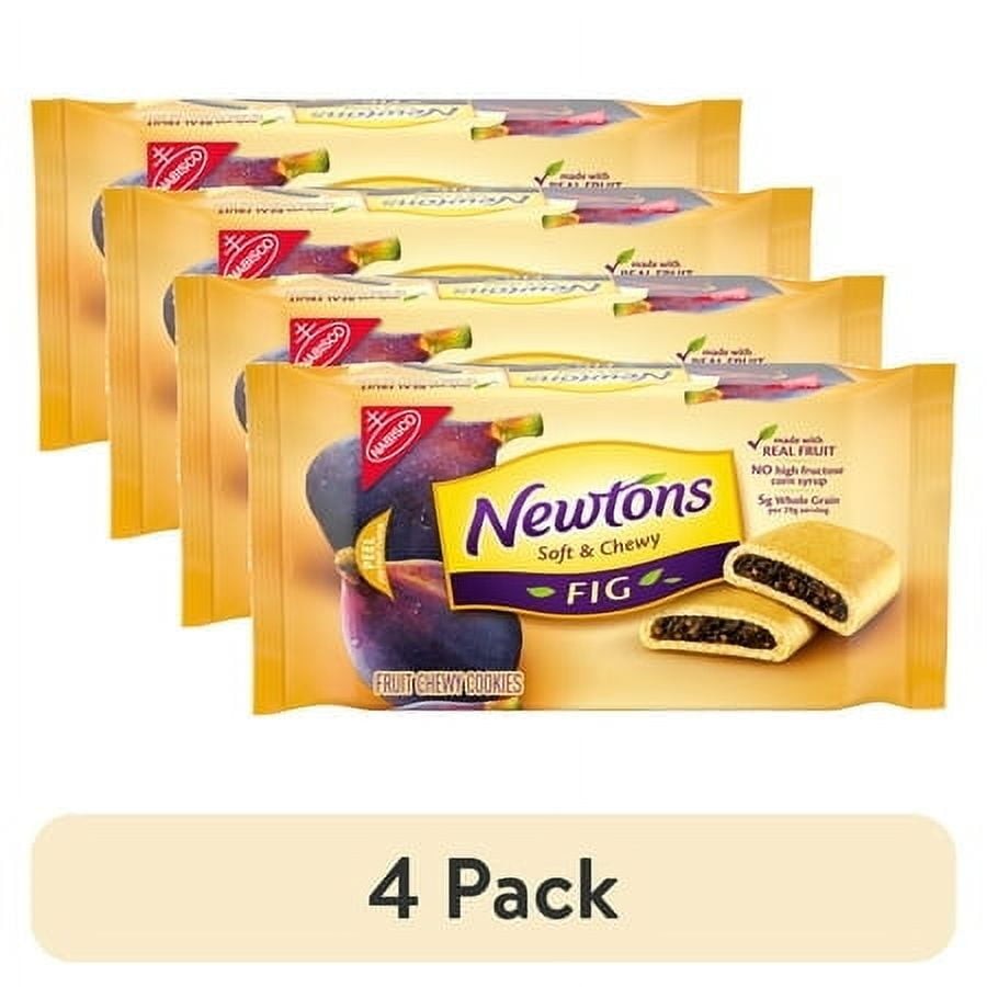 NEW TREND (4 pack) Newtons Soft & Fruit Chewy Fig Cookies, (Fig Bars), 10 oz