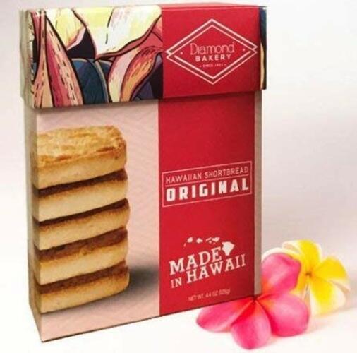 Diamond Bakery Hawaiian Shortbread Cookies, Original Flavor 4.4 oz. 12 Cookies