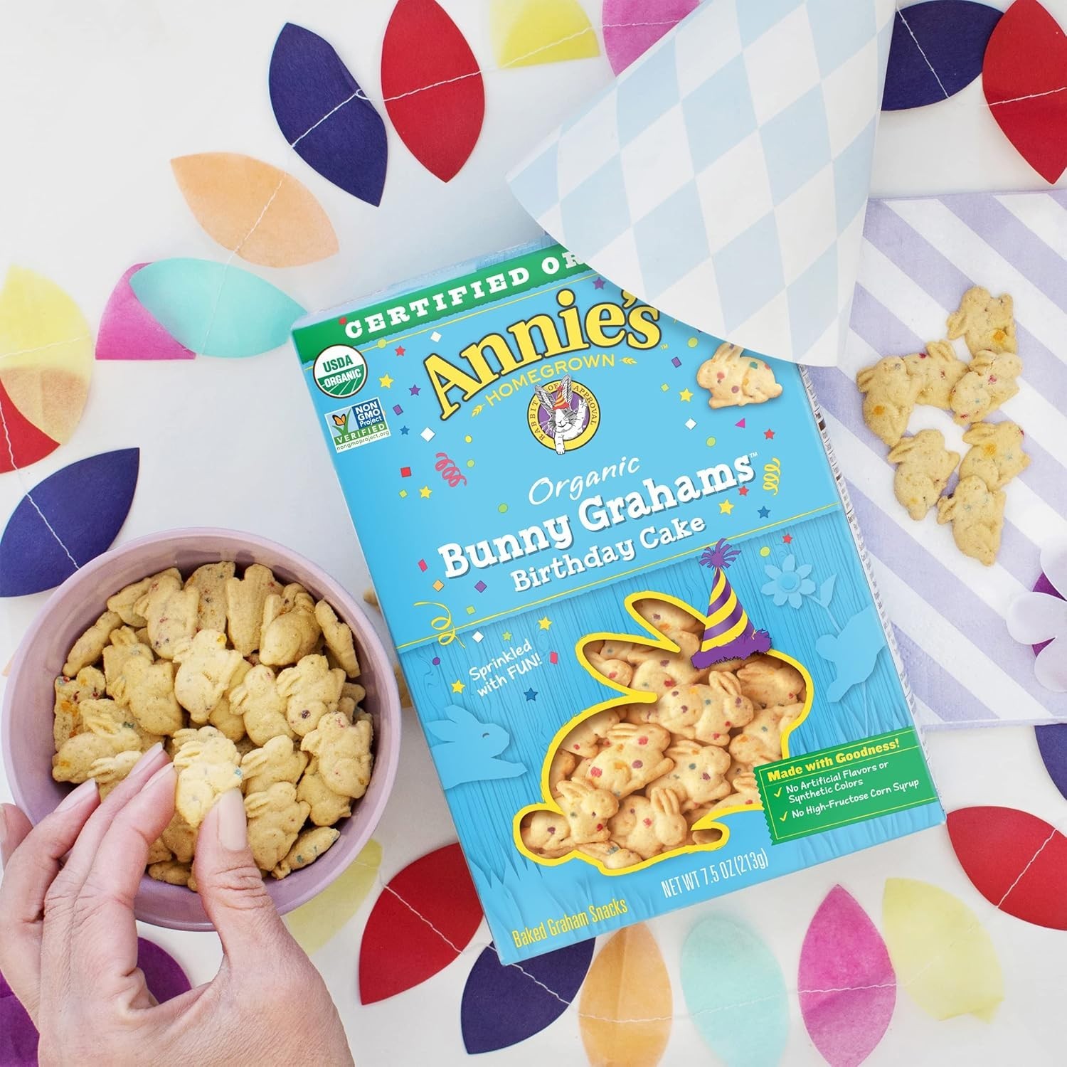 Organic Birthday Cake Graham Snacks by Annie’s, 12-Pack