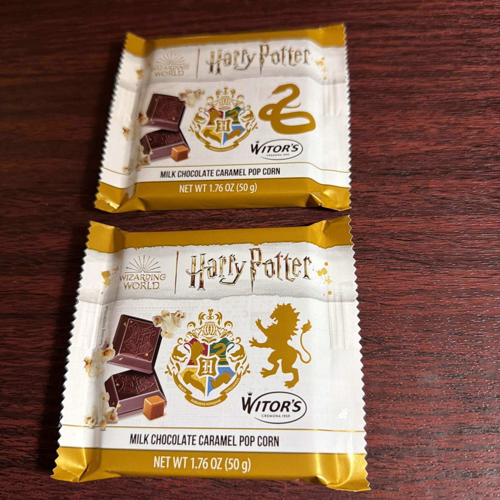 2 Witor’s Harry Potter chocolate- Golden crystals 50g each