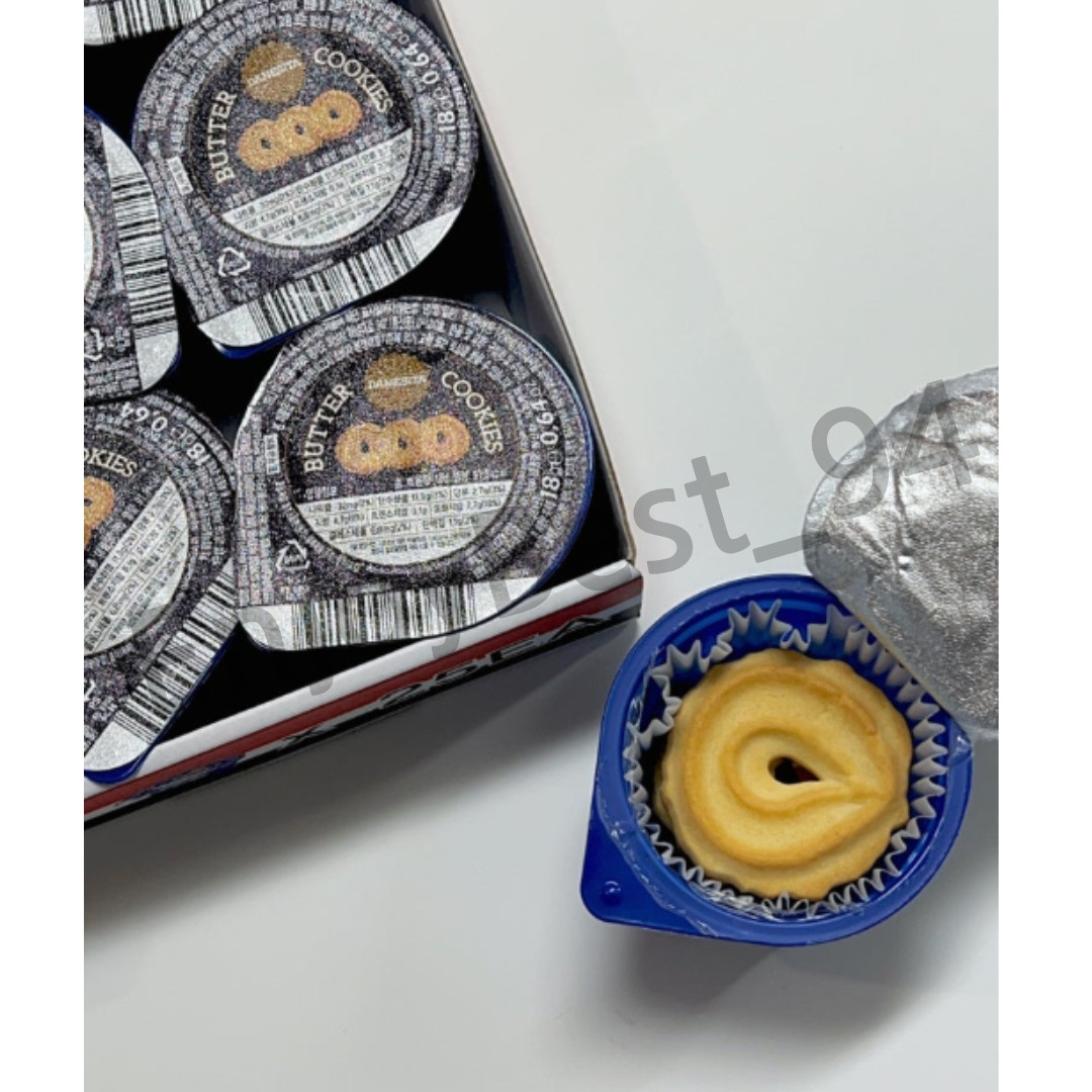 Dancake Butter Cookie Single Serve 450g (18g x 25EA) Camping Hiking Biscuit