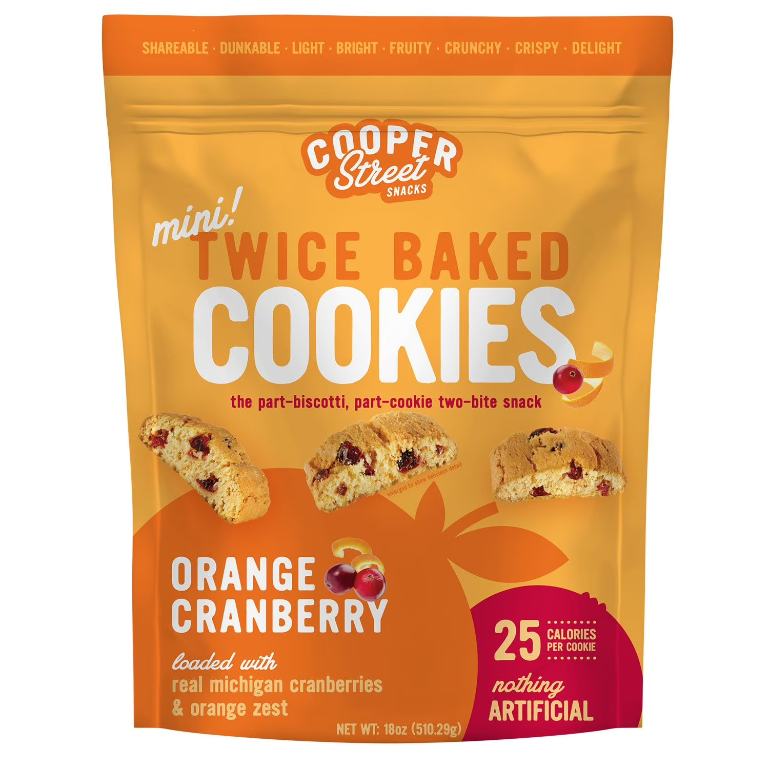 Cooper Street Orange Cranberry Cookies (18 oz.) FREE SHIPPING