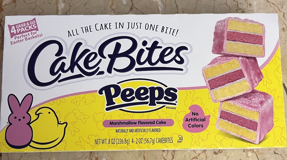 New PEEPS Pink Cake Bites ~ Marshmallow Flavored ~ LIMITED EDITION
